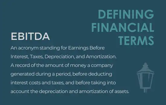 Defining Financial Terms - EBITDA