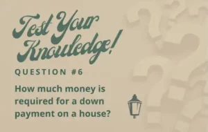 Richland Ave Financial Test Your Knowledge - Question 6