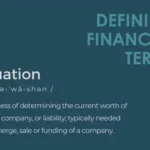 Defining Financial Terms - Valuation