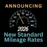 2026 New Standard Mileage Rates