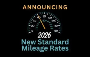 2026 New Standard Mileage Rates
