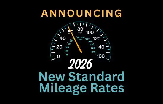 2026 New Standard Mileage Rates